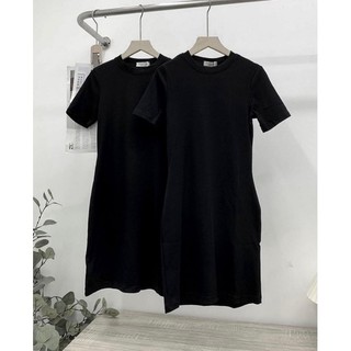 Váy body zip dáng ngắn basic tôn dáng dễ mặc