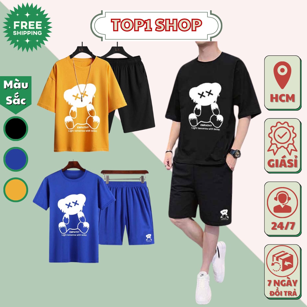 Đồ bộ thể thao có 3 màu đen, vàng, xanh và siêu nhiều mẫu mã đa dạng có trong sản phẩm tại aothuntop1shop