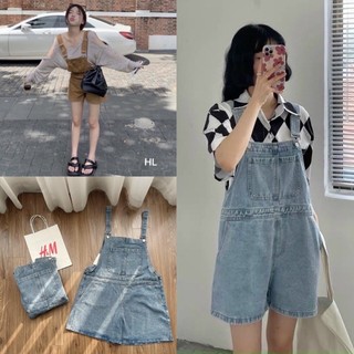 Quần yếm jeans nữ ngắn
