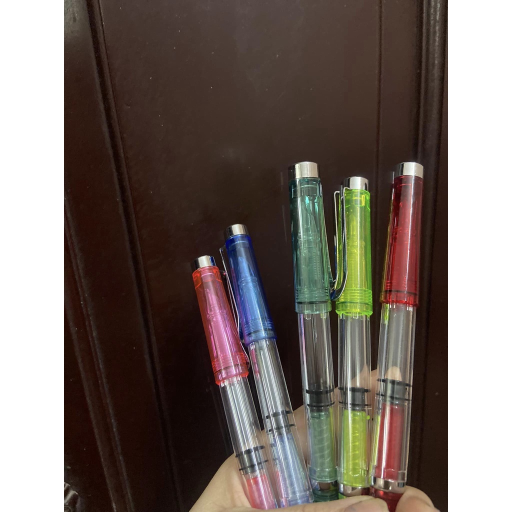 Bút máy tự tạo thanh đậm C09 vỏ trong