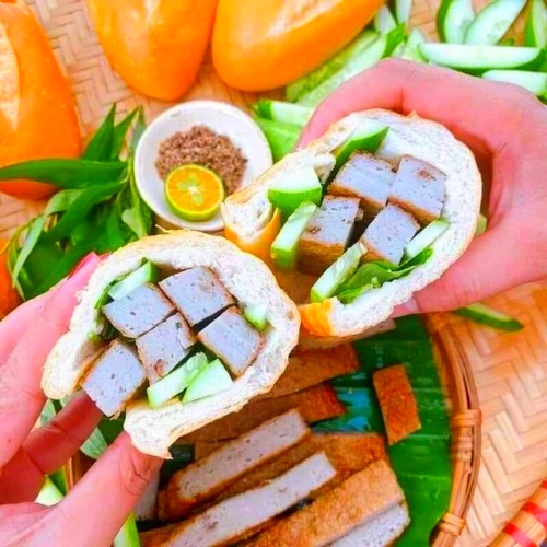 39K 1 bánh 480g - 500g  Chả cá Vạn Giã Nha Trang
