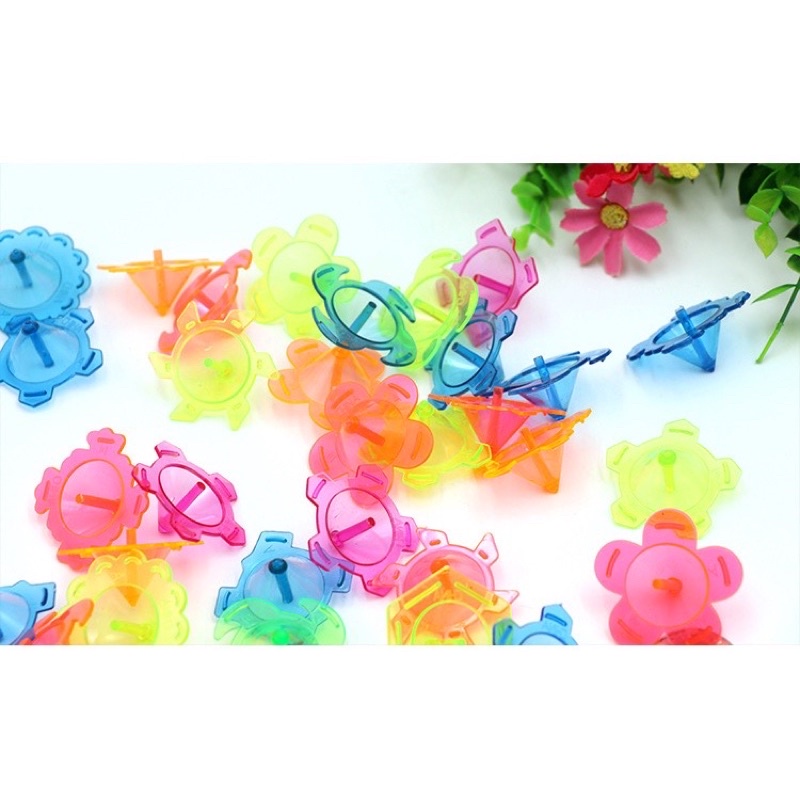 [ Giá Sỉ ] Con quay bằng nhựa mini nhiều màu sắc cho bé