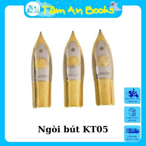 Ngòi bút Kim Thành Chuẩn Mã KT05/ 07/ 08 Nét Êm Trơn - Tâm An Books