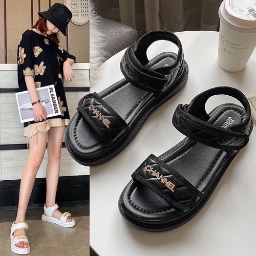 SANDAL XINH - giày nữ siêu xinh đẹp, xăng đan nữ học sinh quai da êm chân 3p siêu nhẹ