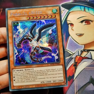 Bộ 03 thẻ bài yugioh | parallel exceed | mp21 secret rare.