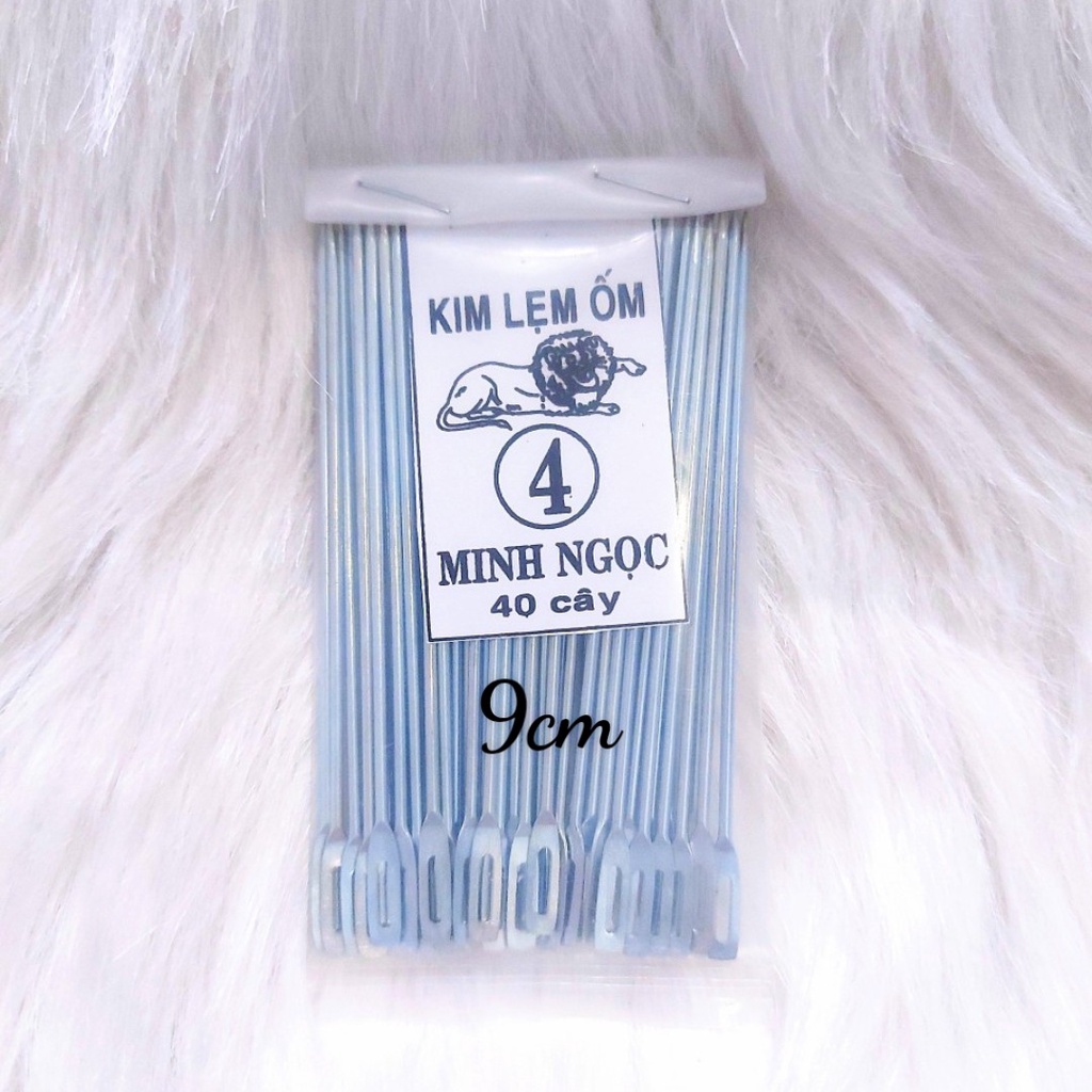 Túi 40 Cây Kim Lẹm May Bao Bì, Phụ Kiện Máy May, Thêu, Vắt Sổ