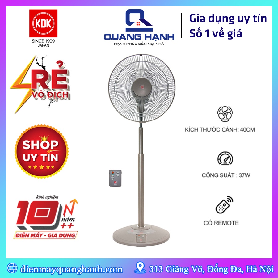 Quạt Lửng KDK N30NH 37W - 5 Cánh - Sản Xuất Tại Malaysia - Bảo Hành 3 Năm Chính hãng