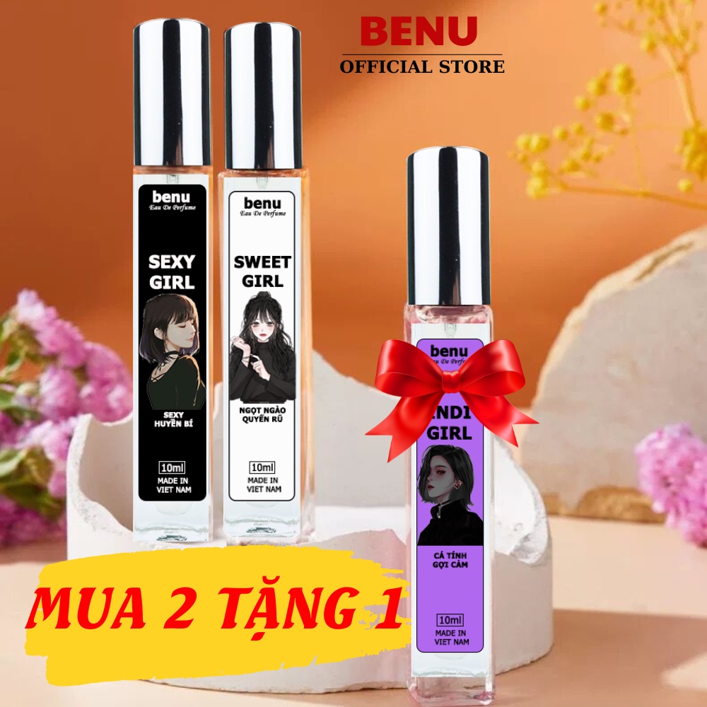 Tinh Dầu Nước Hoa Benu Nước Hoa Body 10ml Thơm Lâu Cao Cấp Dạng Xịt Với Hương Thơm Quyến Rũ Cực Kỳ Lôi Cuốn