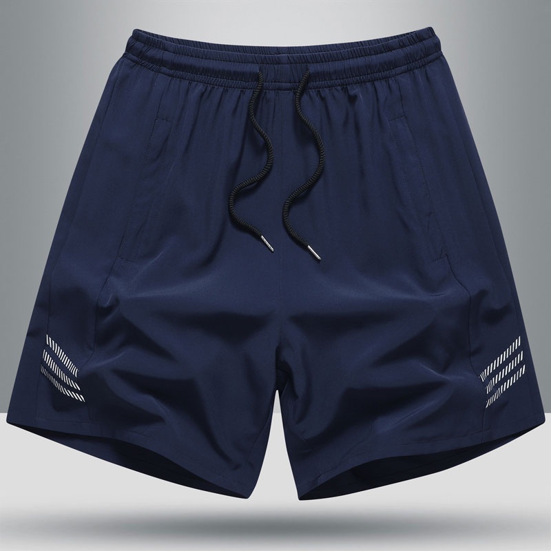 Quần Short Thể Thao Vải Lụa Lạnh Mỏng Nhanh Khô Thời Trang Mùa Hè Cho Nam