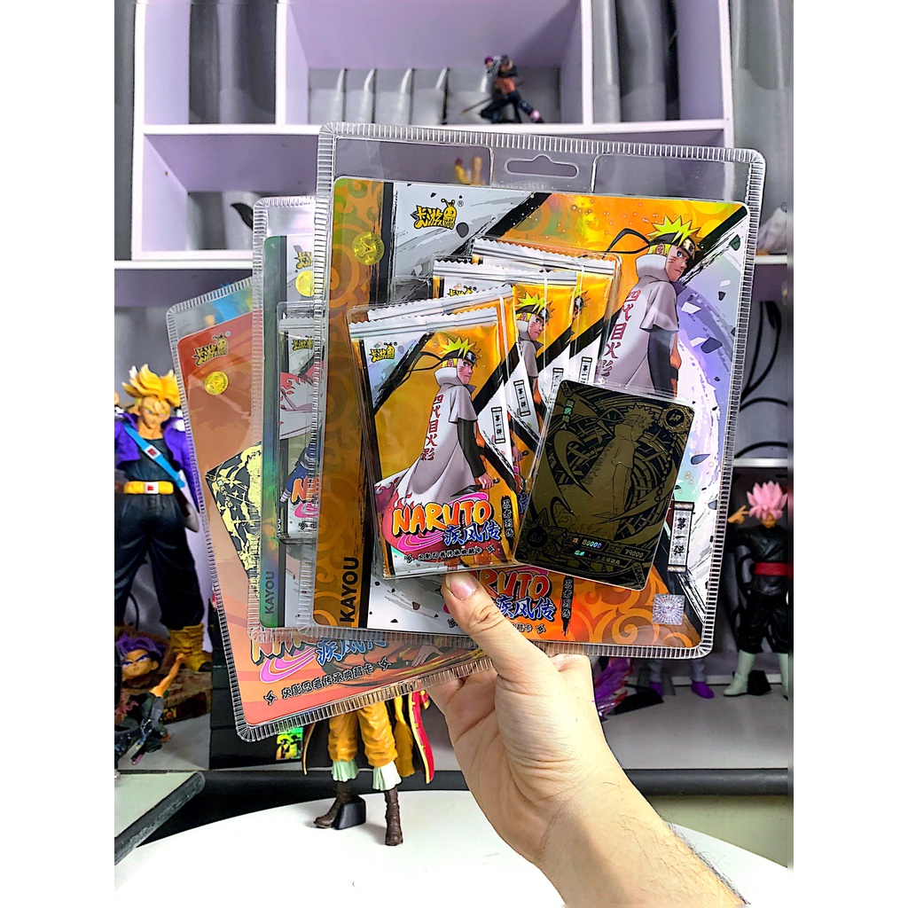 Thẻ nhân phẩm Naruto Kayou fullbox vỉ nhựa tặng kèm LR bên trong hàng có sẵn