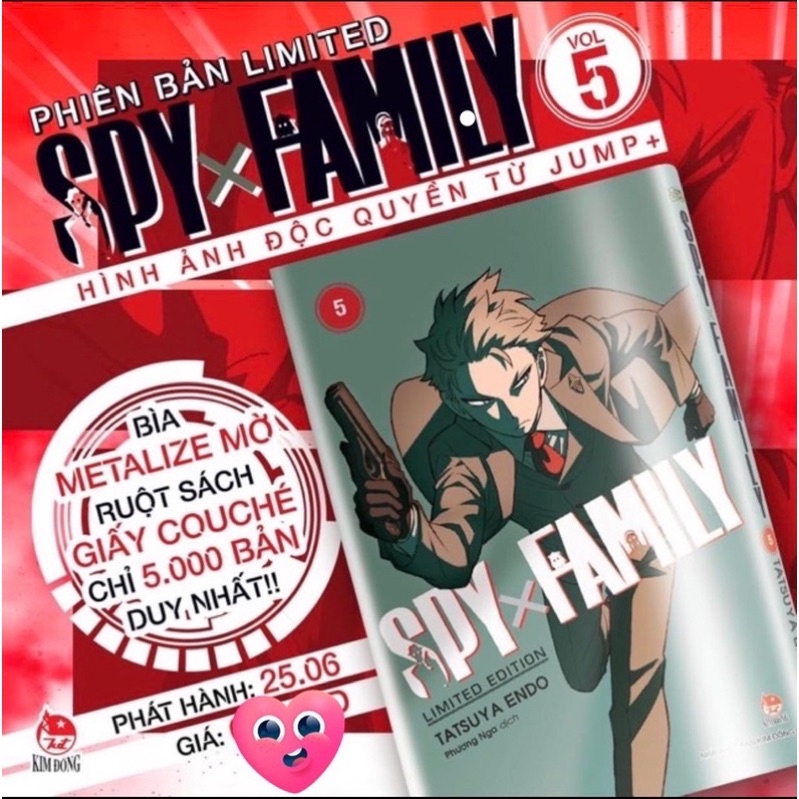 Spy X Family - Các Tập Limited và Đặc Biệt - Truyện Tranh NXB Kim Đồng