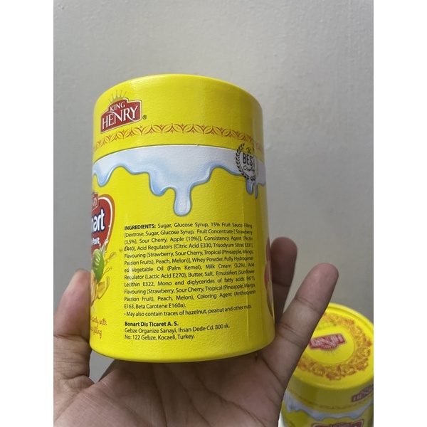 Kẹo Cứng Sữa Trái Cây Bonart Nhân Sốt Trái Cây
