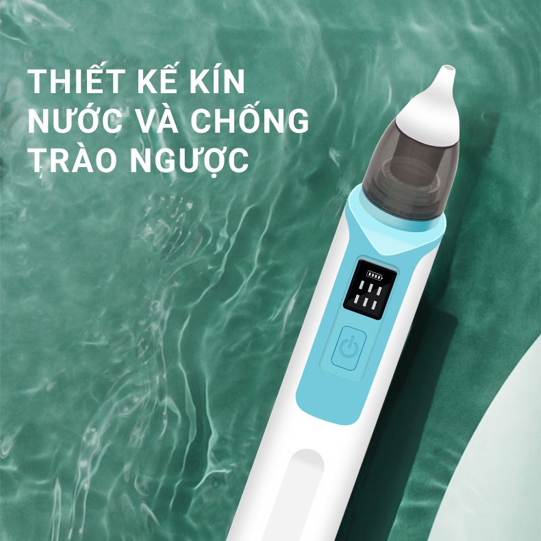 Máy hút mũi cho bé sơ sinh Mom Mama - Sản phẩm được Bác Sỹ Nhi khuyên dùng - An toàn tuyệt đối cho bé - 6 chế độ hút