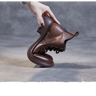 G129-Giày Boots Martin Cột Dây