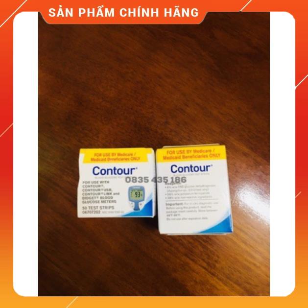 Que thử đường huyết Contour (tặng 50 kim lấy máu)
