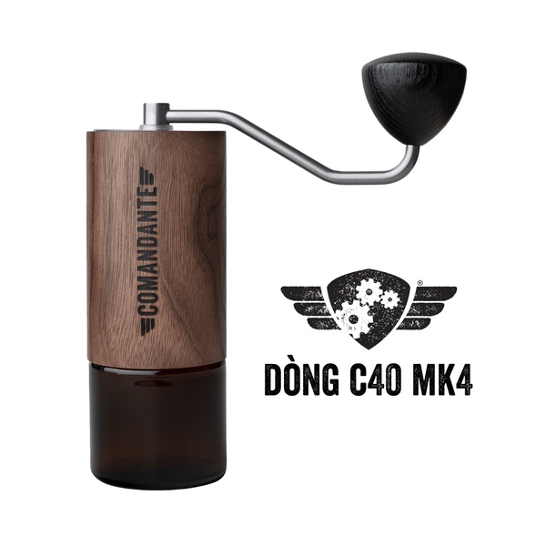 Cối Xay Cà Phê Comandante grinder C40 MK4 Nitro Blade Virginia Walnut - Made in Germany