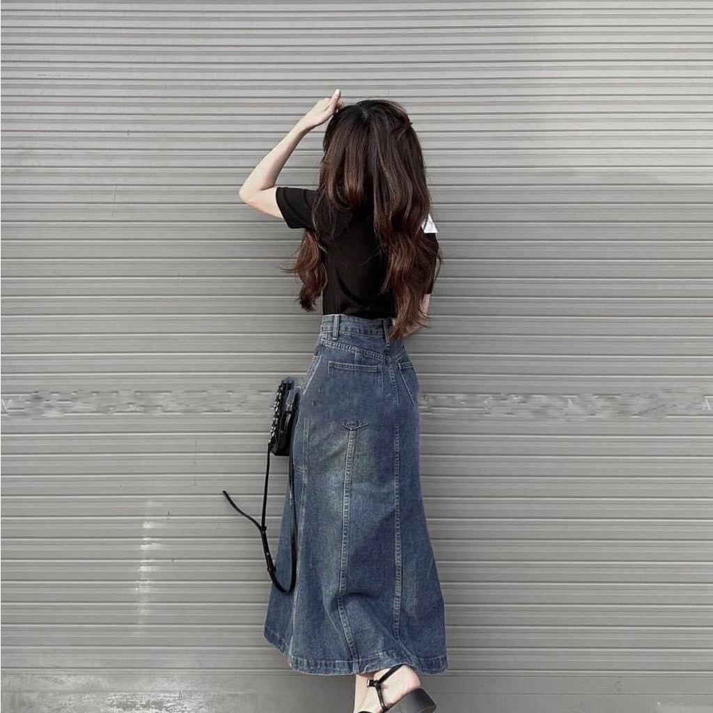 Chân váy nữ đuôi cá, chân váy siêu hack dáng