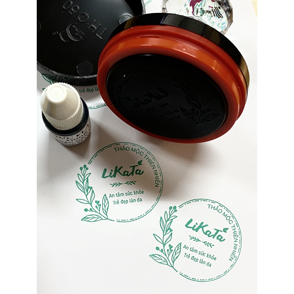 Dấu in lên ly giấy KHÔNG BÓNG