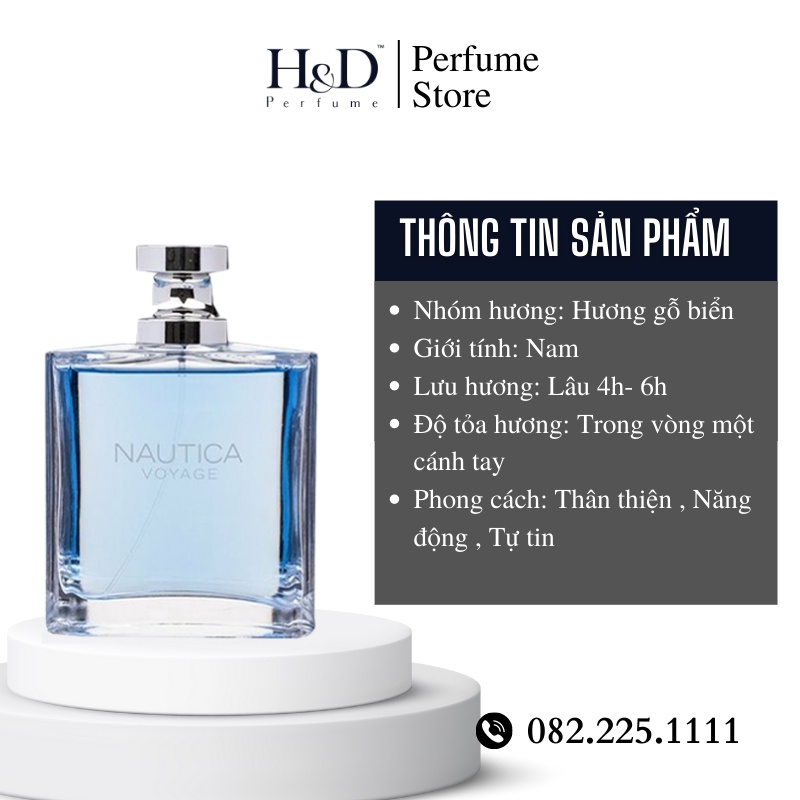 Nước hoa nam Nautica Voyage EDT 5ml/ 10ml/ 20ml tươi mát năng động thơm lâu