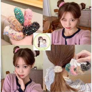 Cột tóc,Dây buộc tóc, Scrunchies Vải Lông Nhiều Màu Xinh đẹp lạ mắt Cho nàng.