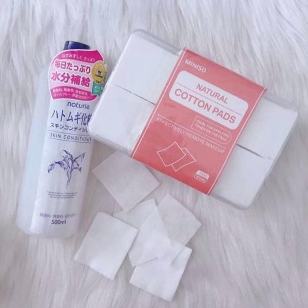BÔNG TẨY TRANG MINISO NHẬT BẢN 475 - 1000 MIẾNG