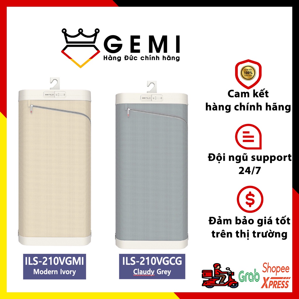 Máy giặt sấy khô ESTILO gấp gọn, tủ sấy quần áo gấp gọn [ MADE IN KOREA]