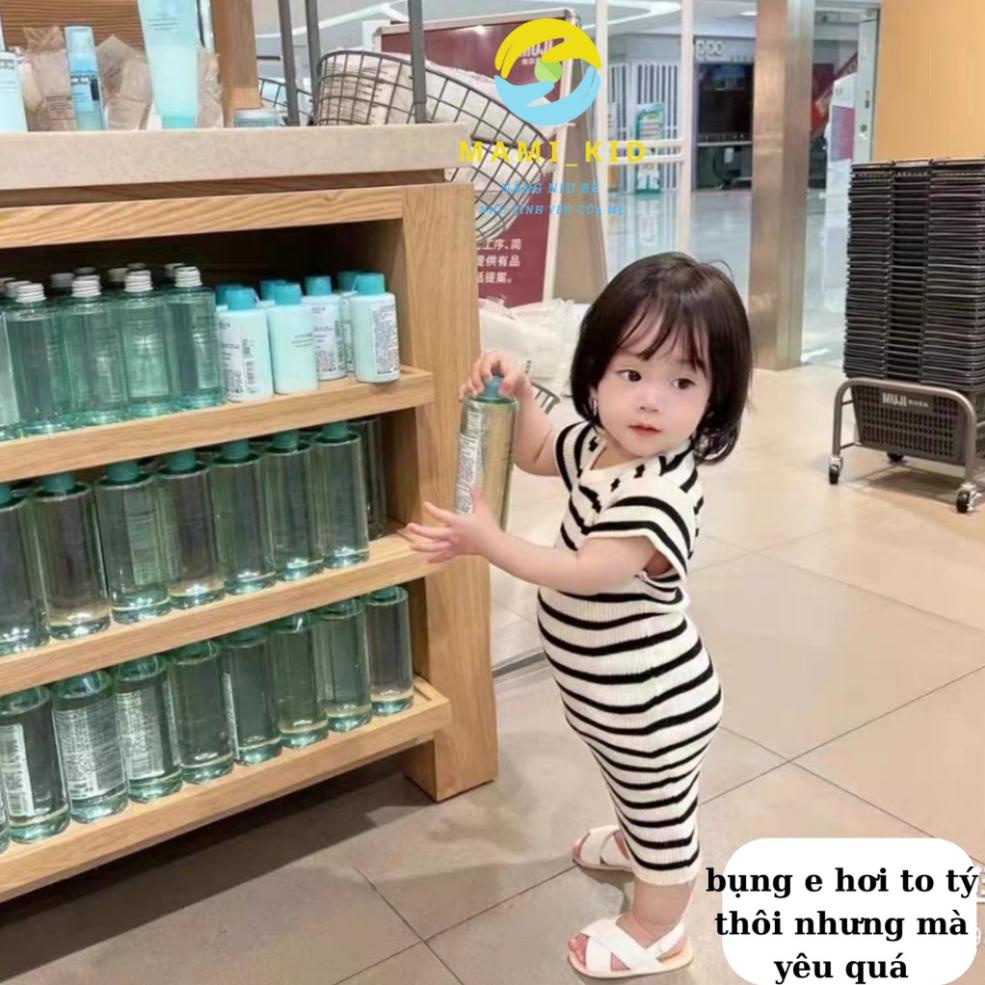 Váy Cho Bé Gái 1-12 tuổi, Váy Body kẻ  thun tăm KẺ body LÊN DÁNG siêu đẹp, chất mềm co giãn tốt LOLITA