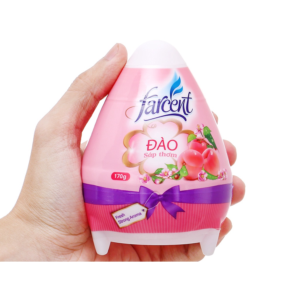 Sáp thơm hình trứng hương đào-170g/hộp