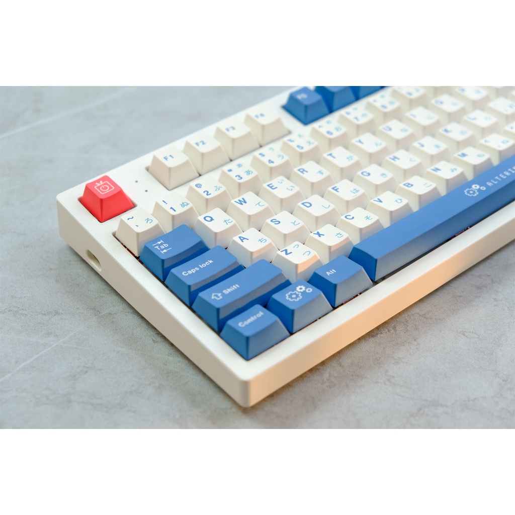 GMK Blue Keycap, 129 Phím Keycaps PBT Cherry Profile DYE-SUB Cá Tính GMK Keycaps Cho Bàn Phím Cơ