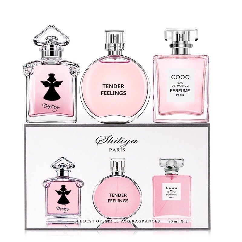 Quà Tặng Set 3 Chai Nước Hoa Cao Cấp Buttery Girl Hương Thơm Nhẹ Nhàng, Cuốn Hút, Ngọt Ngào