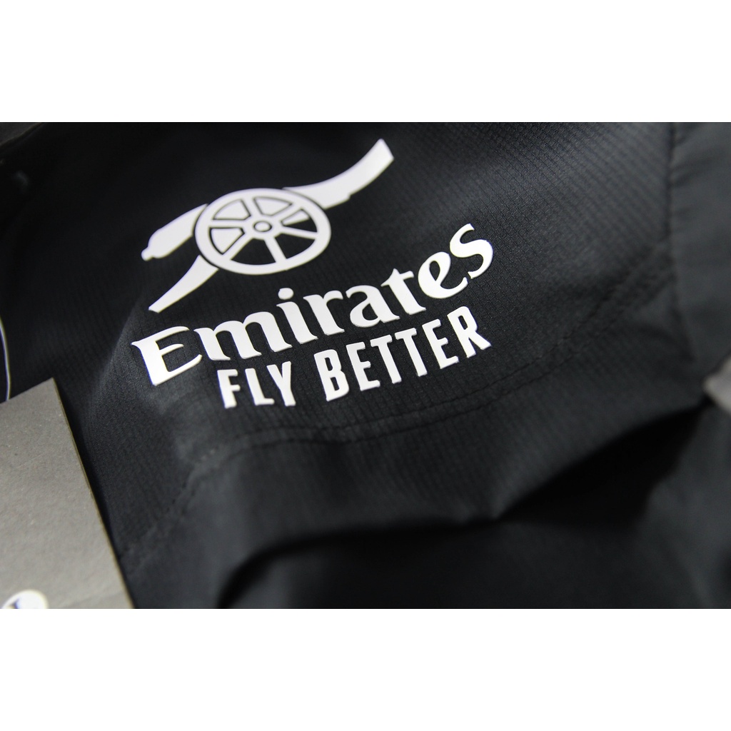 Áo khoác Jacket Arsenal 2023/24 màu đen mới nhất