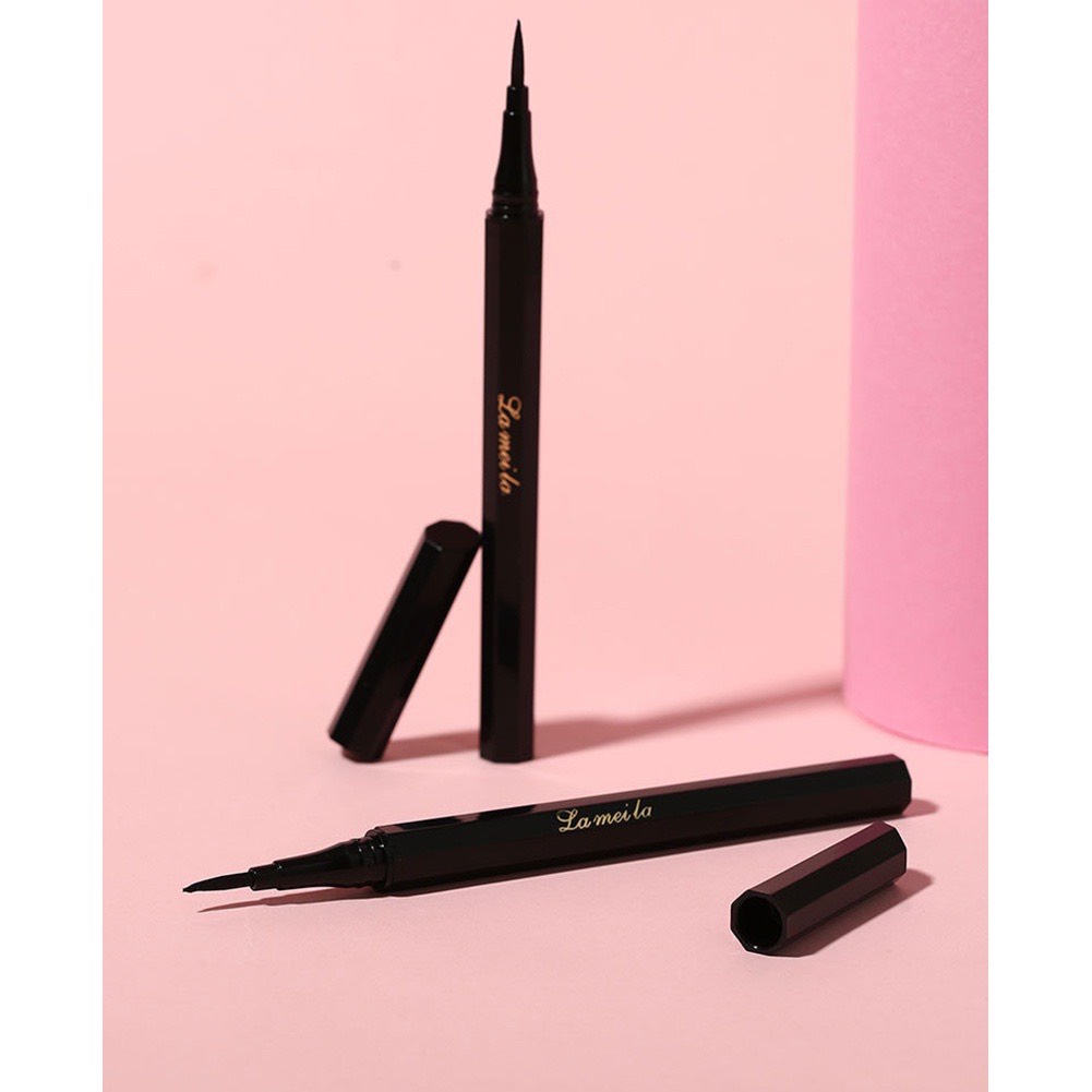 Bút Kẻ Mắt Nội Địa Trung Chống Nước Nhanh Khô Lameila Km13 Vỏ Bạc LKMN1