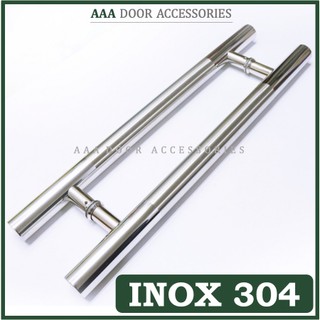Tay nắm cửa kính cường lực ống phi 32 dài 60cm