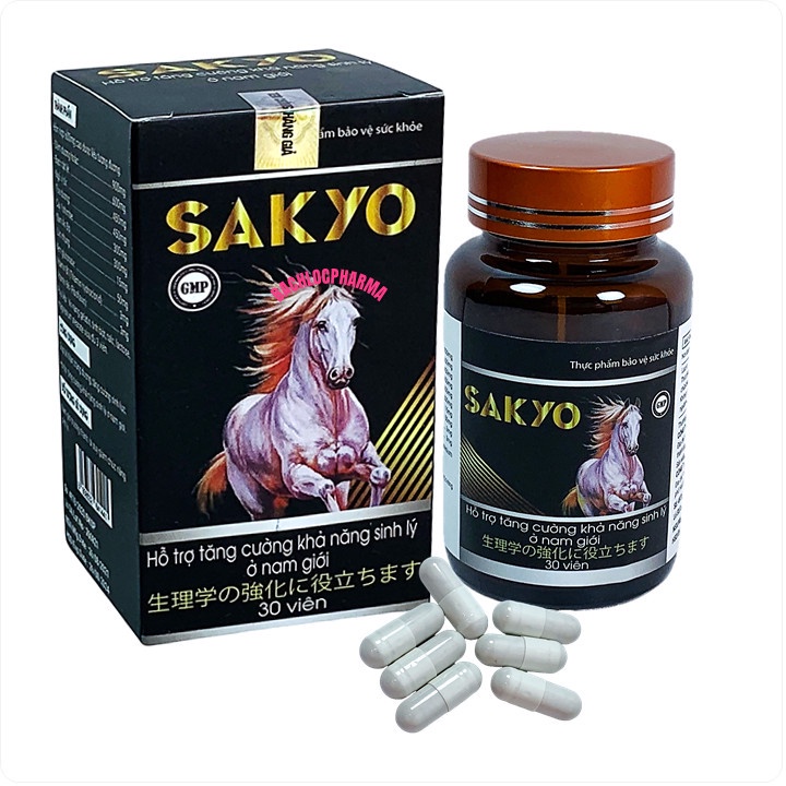 Sakyo Chính Hãng - Viên uống tăng cường sinh lý nam Sakyo giúp tăng cường sinh lực phái mạnh