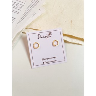 Khuyên tai basic dáng chữ O |daisy.accessory.hn|