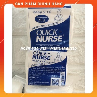 10 gói Bông gòn y tế Quick-Nurse 25g