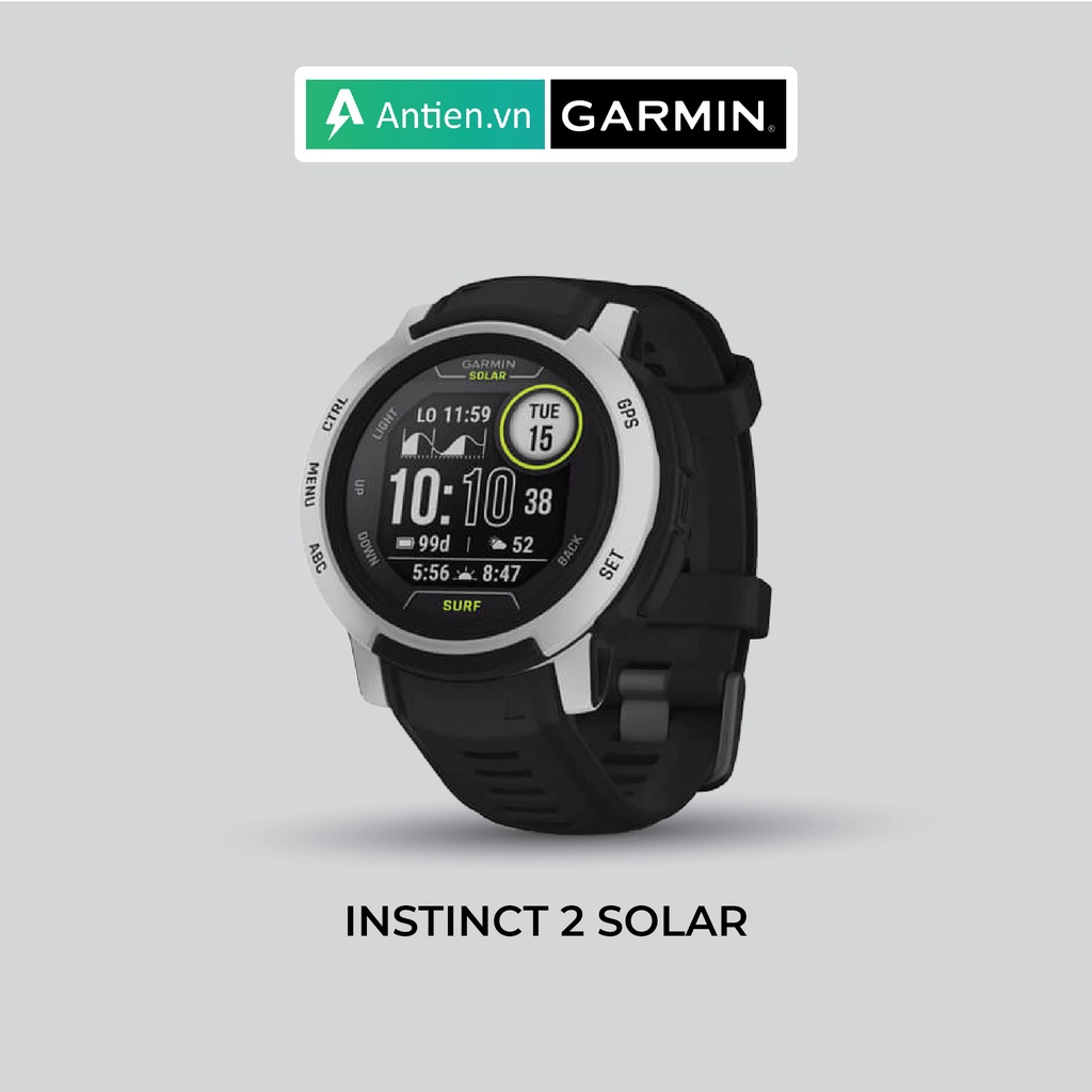 Đồng hồ thông minh Garmin Instinct 2 Solar Phiên bản Lướt sóng, Bells Beach Edition - Chính hãng