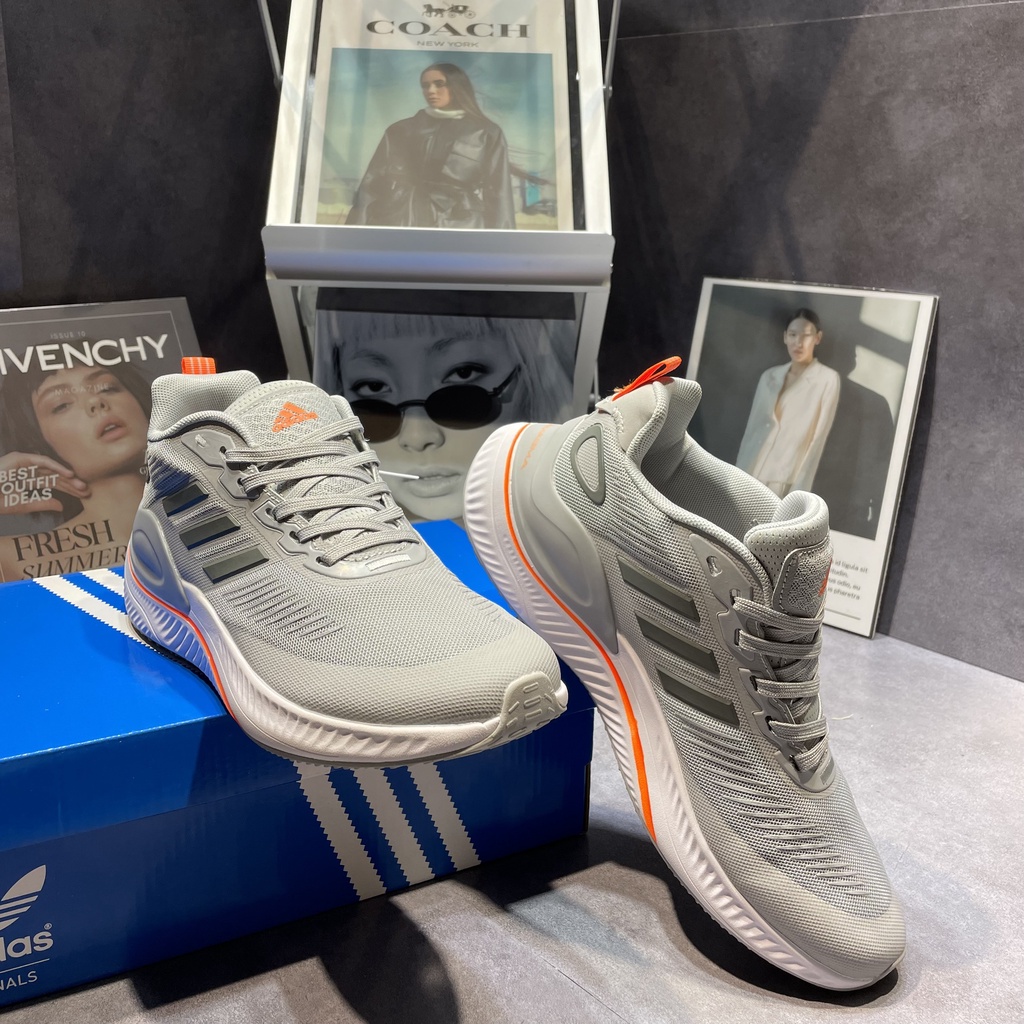 Giày Thể Thao Nam Adidas Aphamagma Bản Mới Nhất 2022 - Phiên Bản XÁM CAM FULL
