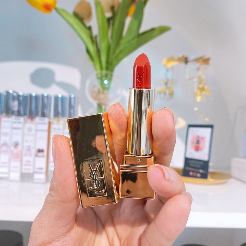 SON YSL 1966/ 1971 ROUGE LIBRE ROUGE PUR COUTURE fullsize/ mini size - LAMII BEAUTY
