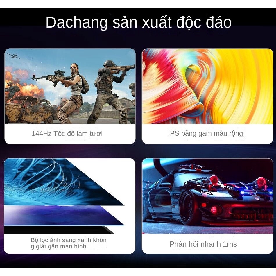 Hecho 24 inch 144hz Màn hình cong văn phòng HDMI Màn hình máy tính 27 inch IPS HD 20/22/32Inch cong | BigBuy360 - bigbuy360.vn