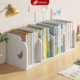 Kệ sách để bàn 4 ngăn họa tiết dễ thương thương hiệu unlimi - ig410