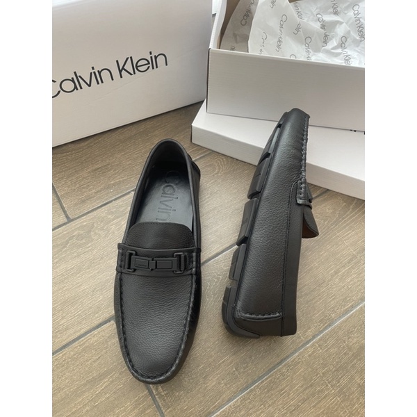 Giày CK lười nam da bò cao cấp đế khâu, Calvin Klein Authentic, FULL BOX