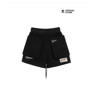 Quần short unisex bad habits utility box pocket shorts black local brand chính hãng