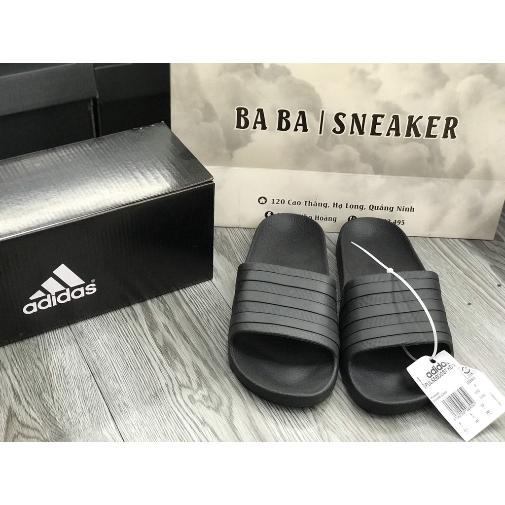 Siêu Phẩm Dép Đúc Adi.Das Chính Hãng Đen Cao Cấp Ảnh Thật + freeship + Tặng Tất