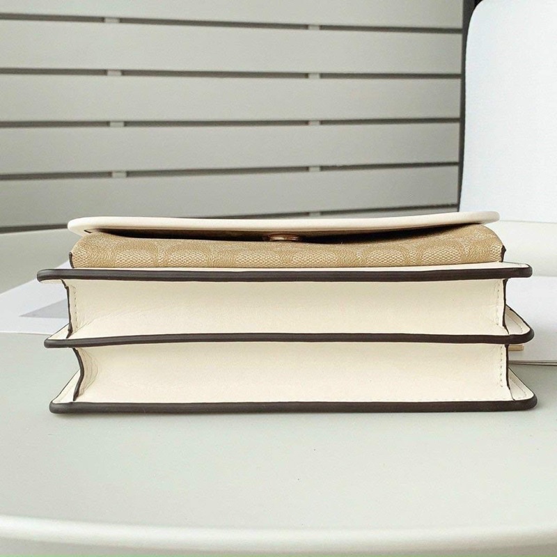 Túi Coach Huston Klare thêu hoa 3D