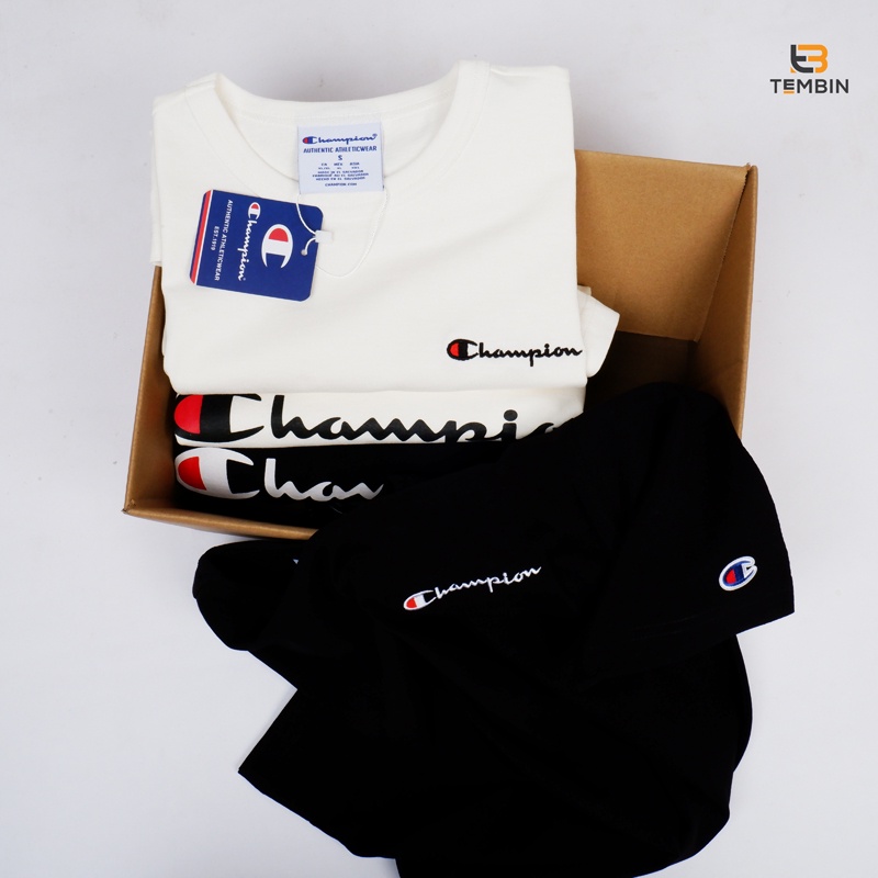 Áo Champion Form Rộng - Cotton 100% - Chuẩn - Champion Sciprt