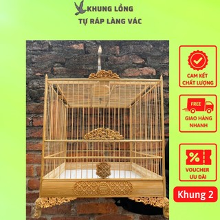 Khung tự ráp chào mào tre - Lồng chim Thế An an