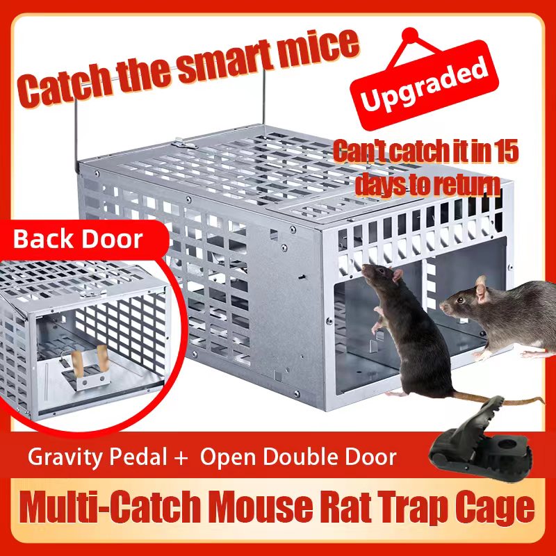 Hàng Tồn Kho Lớn chuột Bắt Đa Năng Tự Động Hoàn Toàn Bẫy/Chuột Cái Bẫy Chuột, Tái Sử Dụng Và Bền Bẫy chuột lồng có thể t