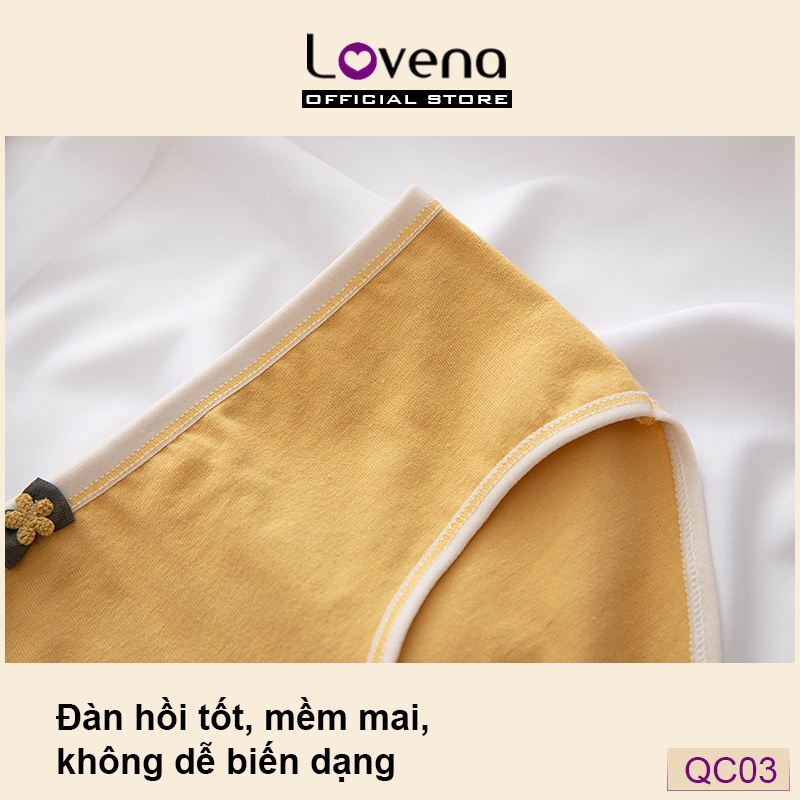Quần Lót Nữ Cotton Kháng Khuẩn Cute Lovena QC03