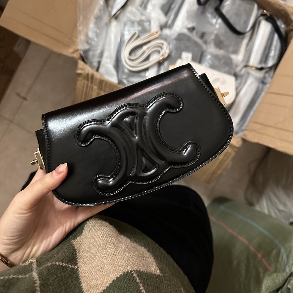 Túi KẸP NÁCH Cline Thiết kế mới thời trang 2023 Dành cho nữ sz 21cm